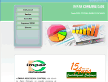 Tablet Screenshot of imparcontabil.com.br